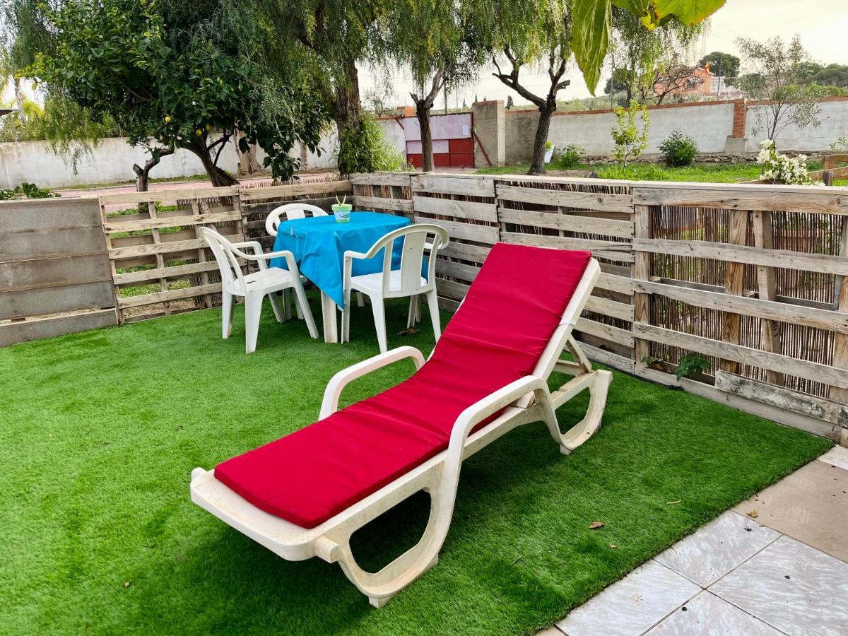 Estudio Adosado Acogedor Con Jardin, Barbacoa Y Parking Privado Alicante Exterior photo